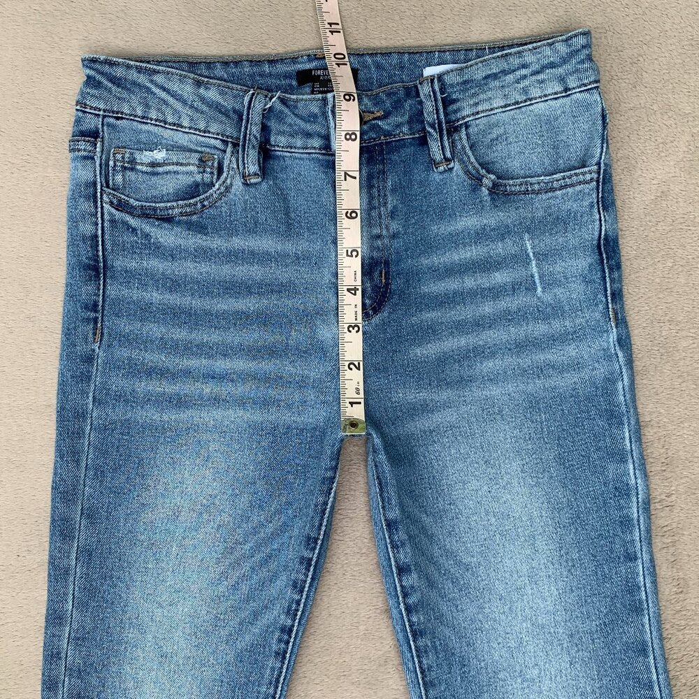 Forever 21 Kids Mid Rise Flare Jeans Sz 13-14 - Picture 12 of 16